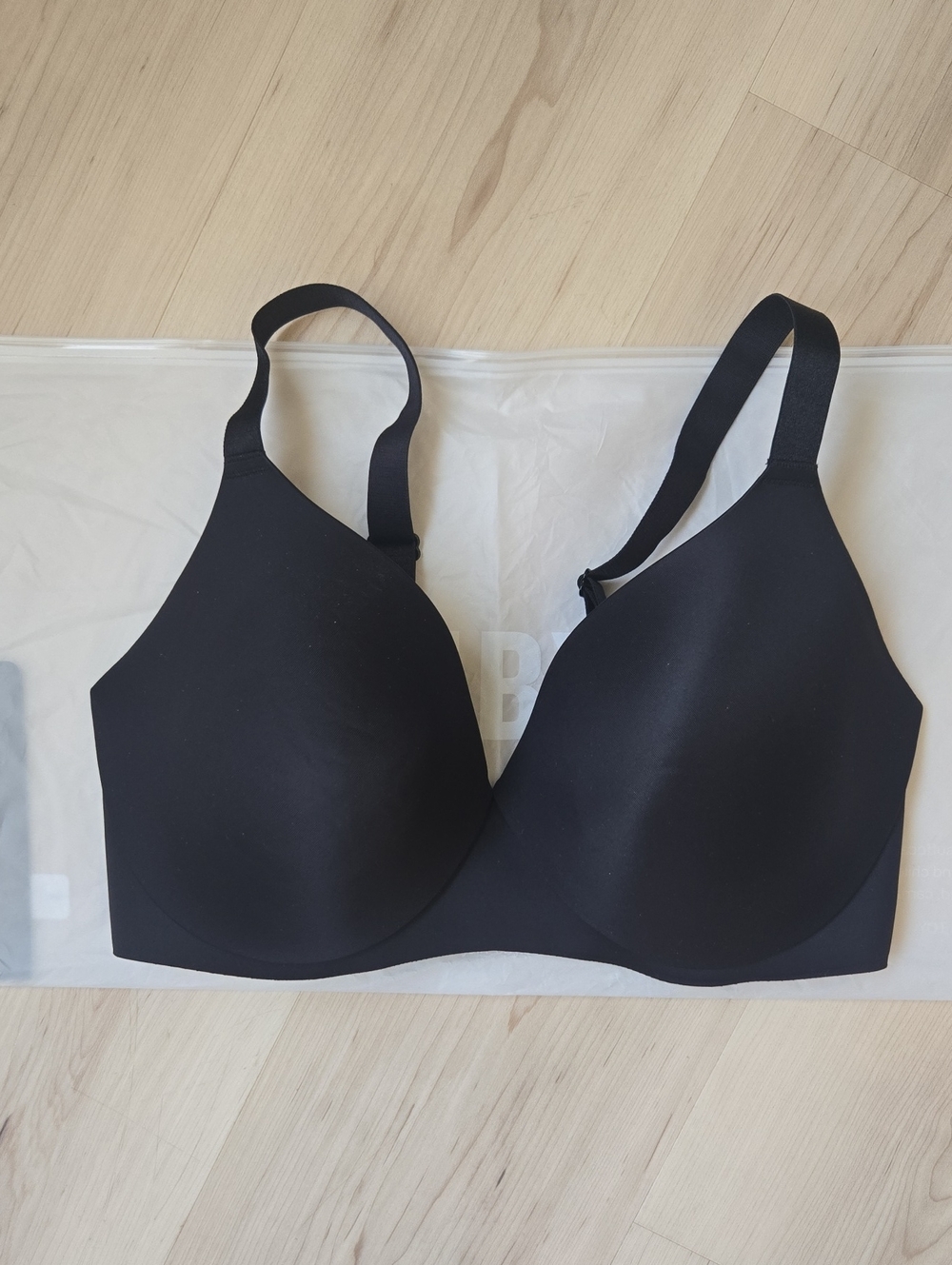EBY Pain Free T-Shirt Bra, Black, Size 36DD